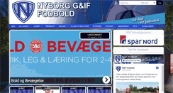 Desktop Screenshot of nyborggif-fodbold.dk
